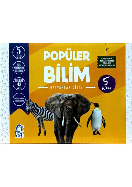 Popüler Bilim Hayvanlar Set 5 Kitap - Sema Gül