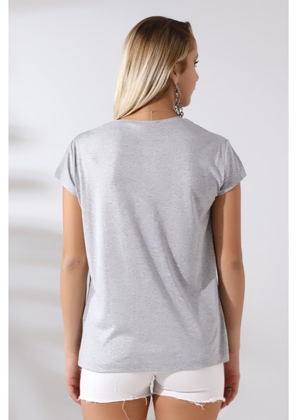 Salaş Bisiklet Yaka T-Shirt 21256 Grimelanj fırsatları