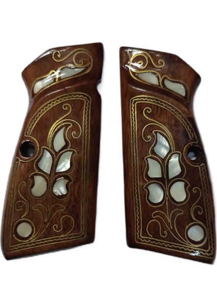 Browning 14 Lü Zig 14 Lü Yavuz 14 Lü Telkari Ahşap Kabze