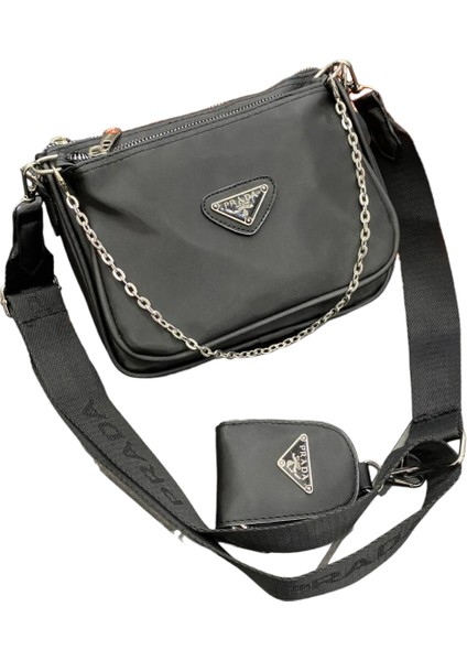 Blackbox Prada Model Cüzdanlı Model El ve Omuz Kadın Çantası