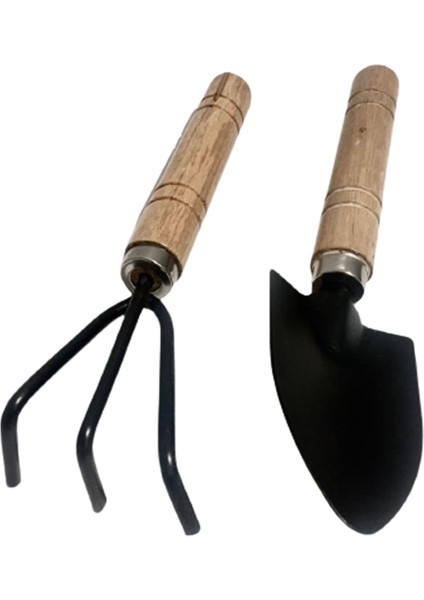 Ahşap (Çam) Ceviz Renk 6 Katlı Bitki Standı, Kilitlenebilir Tekerlekler + Mini Bahçe Seti + My Bead Kokulu Vegan Mum 50 cc