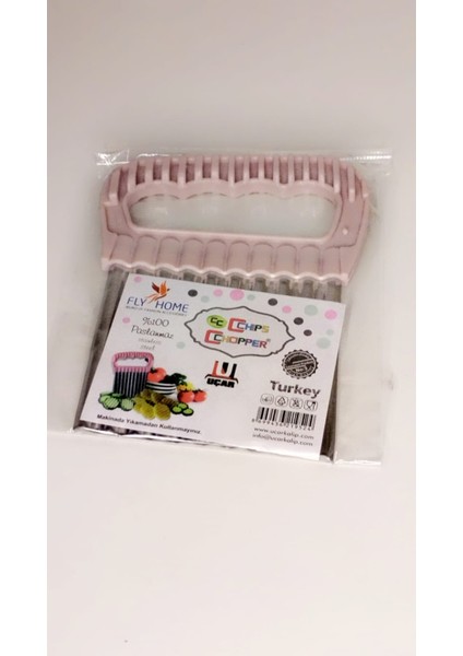 Cips Patates Doğrayıcı Chips Chopper Şekilli Sebze ve Meyve Dilimleyici