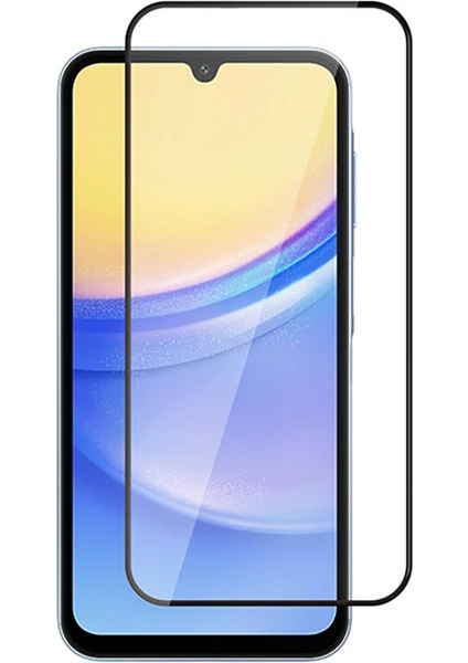 Samsung Galaxy A15 Zore Kenarları Kırılmaya Dayanıklı Cam Ekran Koruyucu