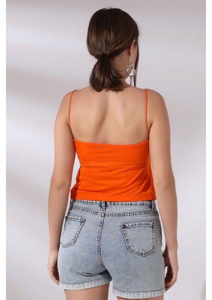 Lastik Askılı Kısa Atlet 19282 Oranj fırsatları