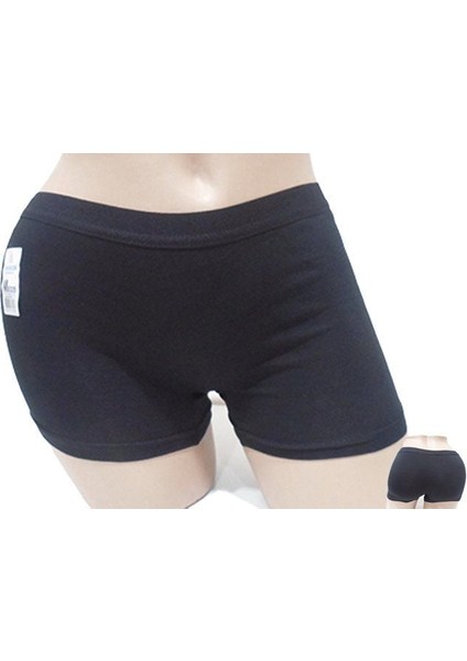 5005 Düz Bayan Boxer Short 12'li