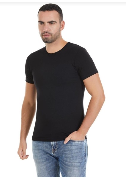 336 Erkek Modal Sıfır Yaka Atlet 3 Adet