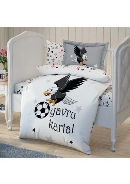 Taç Beşiktaş Kartal Baby Bebek Lisanslı Nevresim Takımı