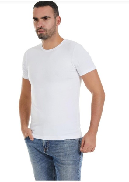 335 Erkek Modal Sıfır Yaka Atlet 12 Adet
