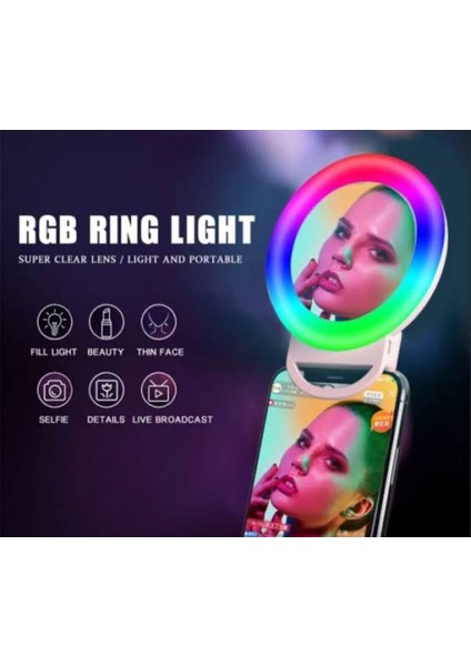 Bou Aksesuar A4S Aynalı Rgb LED Işığı