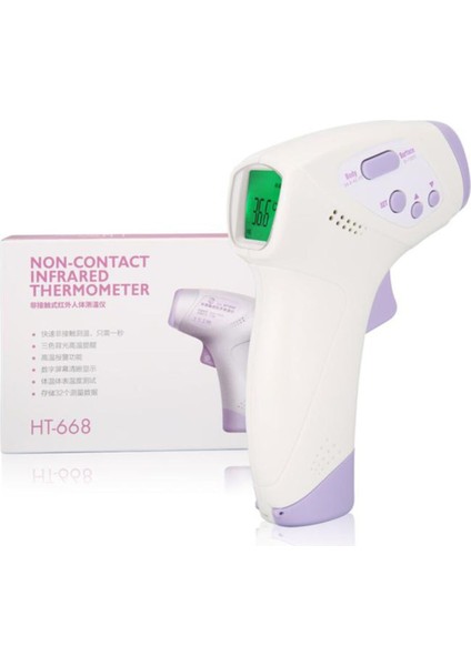 Ateş Ölçer Non-Contact HT-668 Temassız Termometre