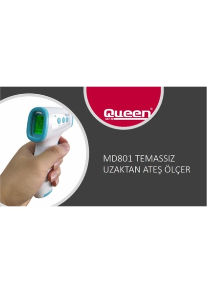 Md 801 Uzaktan Ateş Ölçer Alından Temassız Infrared Kızılötesi Termometre fırsatları