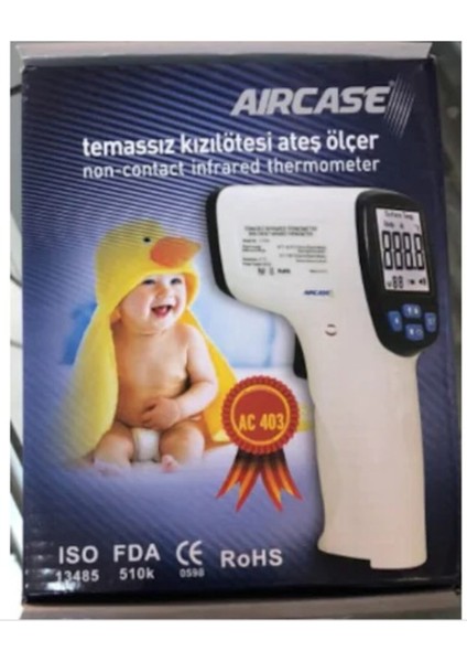 Temassız Kızılötesi Alından Ateş Ölçer Aircase AC-403