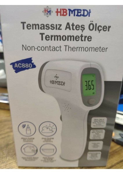 Hbmedi Dijital Temassız Ateşölçer AC880