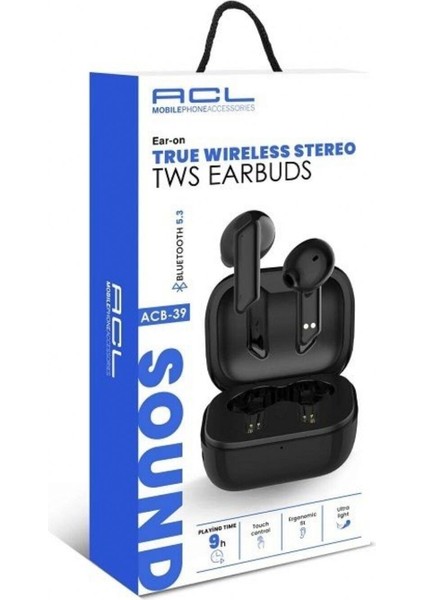 Acb-39 Tws Uyumlu Earbuds Bluetooth 5.3 Ear-On Kulak Içi Bluetooth Kulaklık