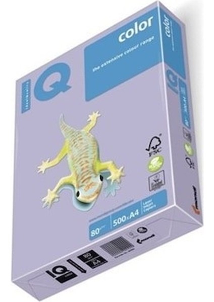 Iq Color Renkli Fotokopi Kağıdı A4 80 Gram 500 Yaprak Lavanta Koyu