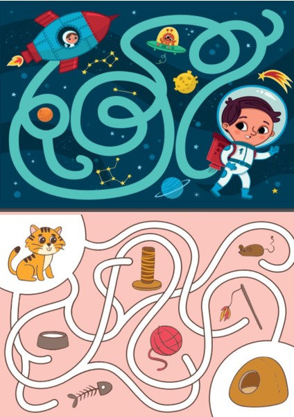 Labirent Yaz-Sil Kitabı + Kalem fırsatları