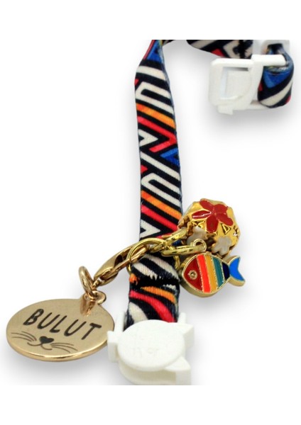 Güvenlik Kilitli Kedi Tasması 1 cm modelleri