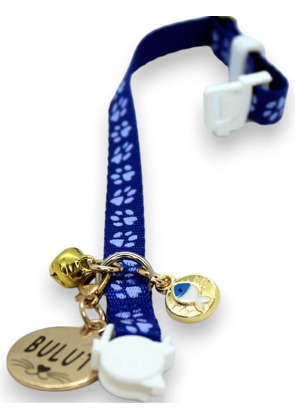 Güvenlik Kilitli Kedi Tasması Safety Click