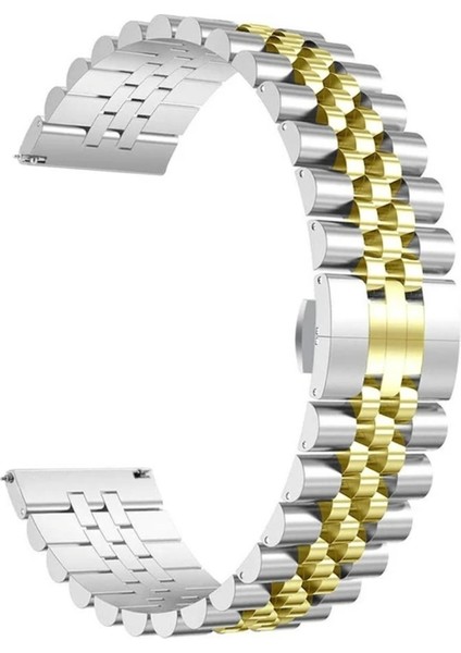 20 mm Universal Rolex Stil Paslanmaz Çelik Kordon Gümüş Altın fiyatları