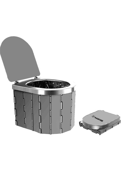 Bi-Pot Katlanır Portatif Kamp Tuvaleti [wc]