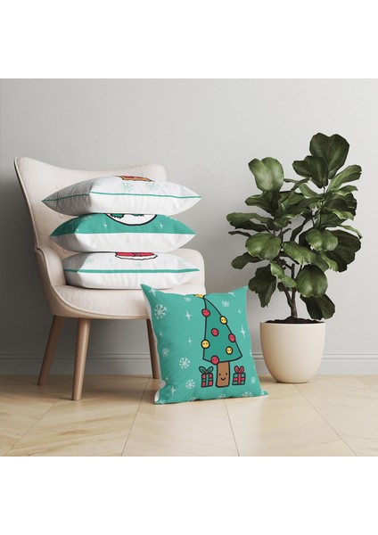 Christmas 4'lü Kırlent Kılıf DS21 fiyatları