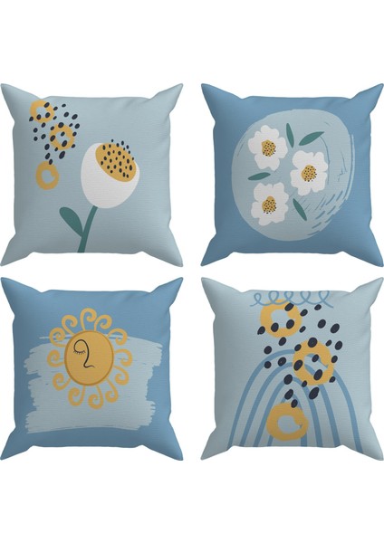 Botanical 4'lü Kırlent Kılıf DS67