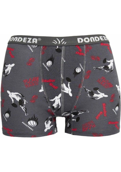 503 Erkek Çocuk Desenli Boxer 12'li modelleri