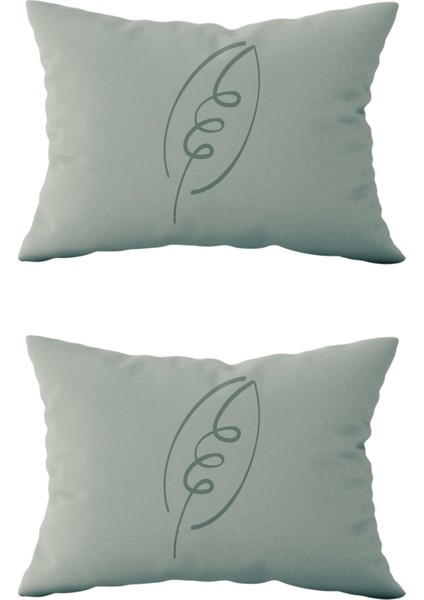 Çift Taraflı Dikdörtgen Kırlent Kılıf 2'li DS44