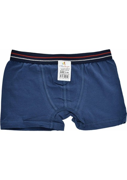 Aldeza 551 Düz Erkek Çocuk Boxer 12'li modelleri