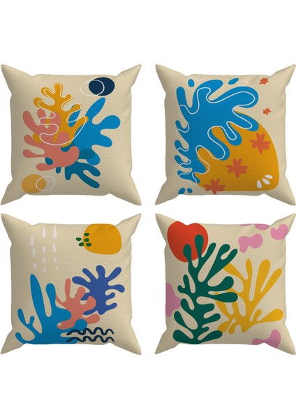 Starfish 4'lü Kırlent Kılıf DS12