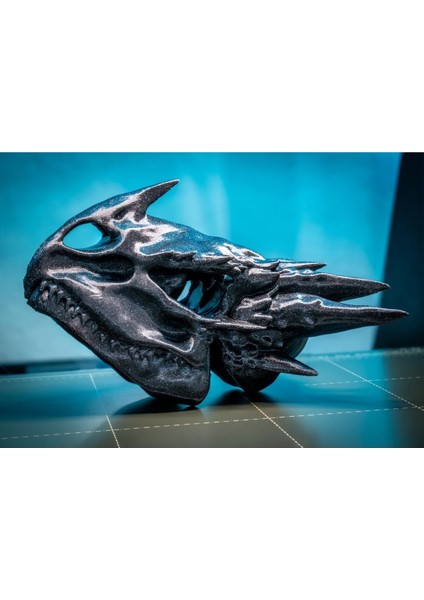 Ejderha Kafası Dragon Skull Dekoratif Biblo 25 cm Genişlik (Büyük Boy) fiyatları