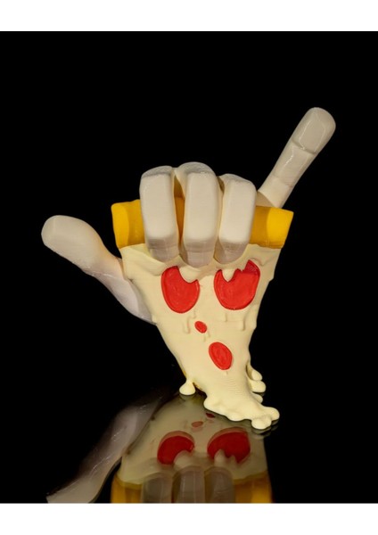 Ninja Kaplumbağalar Pizza Dilimi Boyalı Figür Italyan Pizza Masaüstü Dekoratif Obje 15CM fiyatları