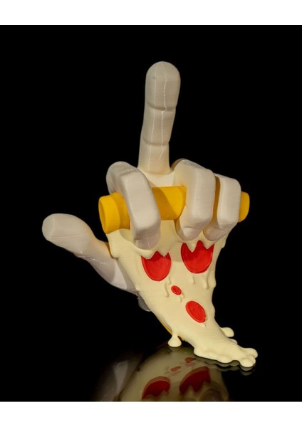 Ninja Kaplumbağalar Pizza Dilimi Boyalı Figür Italyan Pizza Masaüstü Dekoratif Obje 15CM modelleri