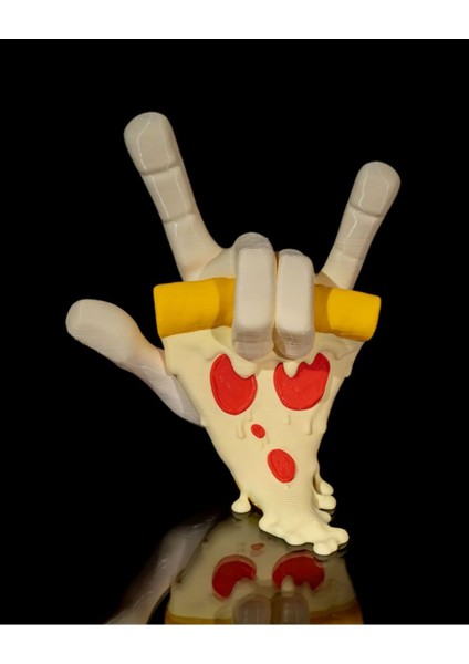 Ninja Kaplumbağalar Pizza Dilimi Boyalı Figür Italyan Pizza Masaüstü Dekoratif Obje 15CM fırsatları