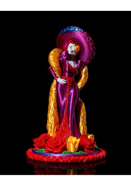 Cadılar Bayramı Kuru Kafa Biblo Halloween Kuru Kafa Biblo Cadılar Bayramı Biblo 16CM