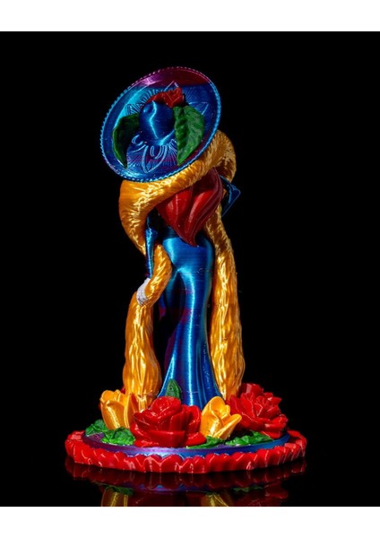 Cadılar Bayramı Kuru Kafa Biblo Halloween Kuru Kafa Biblo Cadılar Bayramı Biblo 16CM