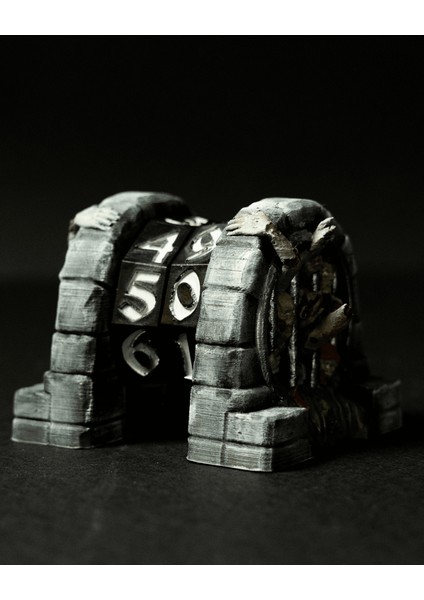 Ortaçağ 3lü Yaşam Sayacı Masaüstü Dekoratif Obje fırsatları