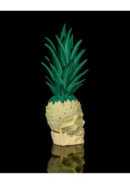 Ananas Kuru Kafa Hareketli Obje Kuru Kafa Obje Tropikal Obje Dev Boy 34CM