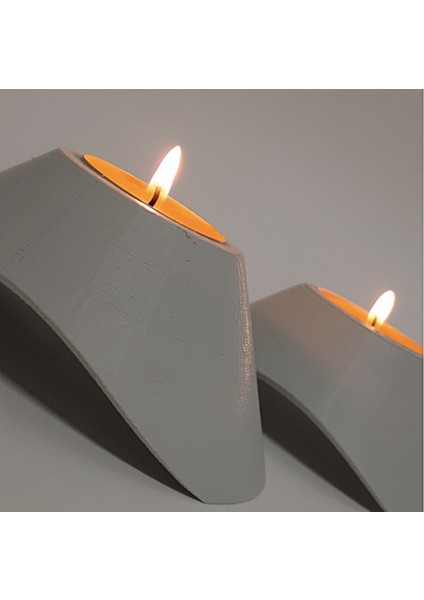 Tealight Mumluk 2'li Set