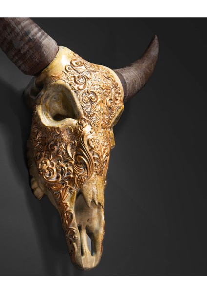Bill Skull Şeytani Kafatası Işlemeli 27 cm (Dev Boy) indirimleri