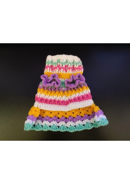 Handpet Rainbow Gerçek El Örmesi Kedi Köpek Kazağı modelleri