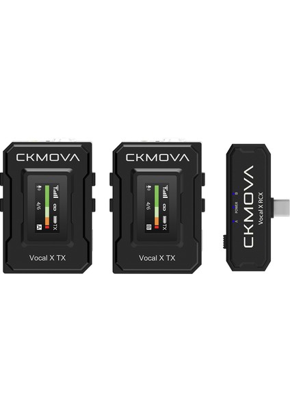 Vocal x V4 2.4 Ghz Dahili Mikrofonlu Typ-C Alıcılı Telsiz Mikrofon Seti