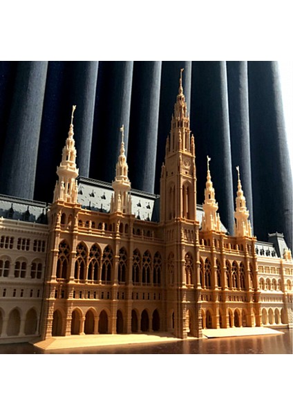 Viyana Belediye Binası (Wien Rathaus) Minyatür Biblo 30 cm modelleri