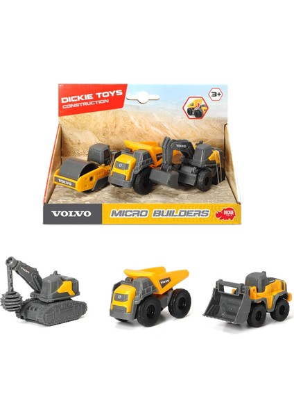 Dickie Volvo Micro Builders Inşaat Araçları