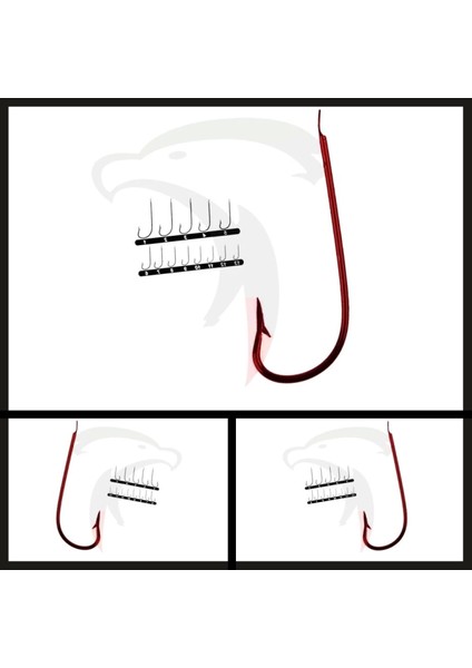 Uyguna-Yakala 100 Adet Mariner 15220 No: 2 Kırmızı İĞNE-İĞN.603