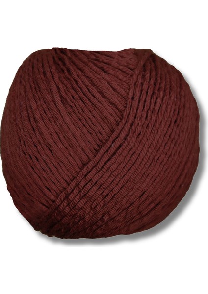 Organik Pamuk Amigurumi Punch 50 gr El Örgü Ipi Kızıl Kahve - Cuba
