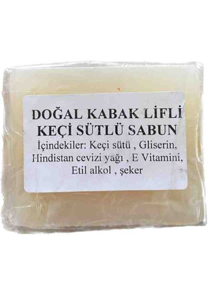 2’Li Doğal Kabak Lifli -Ballı Keçi Sütlü -Keçi Sütü Sabunu fiyatları