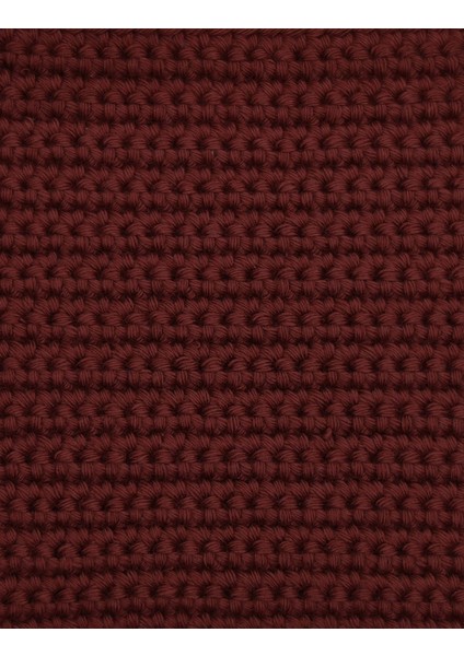 Organik Pamuk Amigurumi Punch 50 gr El Örgü Ipi Kızıl Kahve - Cuba