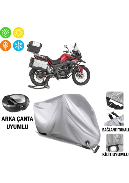 Mondial Rx3ı Evo Branda Motosiklet Branda Arka Çanta Bağlantı ve Kilit Uyumlu