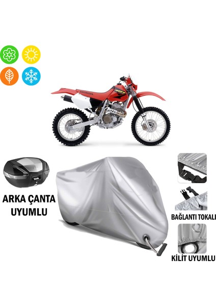 Honda Xr 400 R Branda Motosiklet Brandası Arka Çanta Bağlantı ve Kilit Uyumlu
